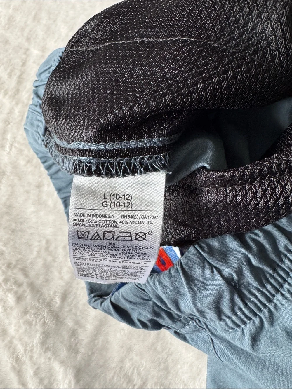 Old Navy Boys Baggy Slate Blue Cargo Pants